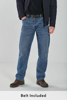Belted Jeans