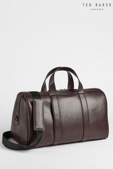 Ted Baker Red Fidick Saffiano Leather Holdall (A47288) | £225