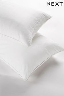 Set of 2 Feels Like Down Firm Pillows (A47331) | £40