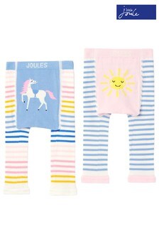 Joules Yellow Lively Leggings 2 Pack