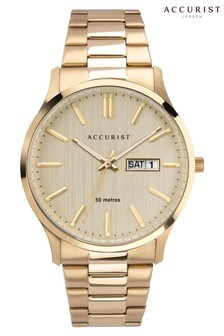 Accurist Mens Classic Champagne Dial Watch