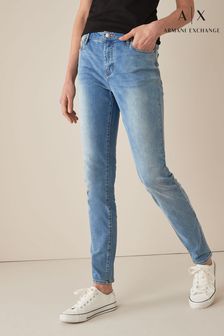 Armani Exchange J69 High Waisted Skinny Fit Denim Jeans