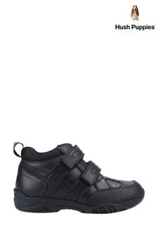 Hush Puppies Black Jezza Senior School Boots (A49176) | £52