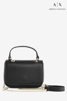 Armani Exchange Black Chain Cross-Body Bag