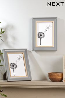 Set of 2 Grey Malvern Picture Frames (A49541) | £14 - £22