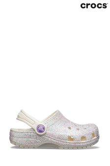 Crocs Kids Classic Glitter Clog Sandals (A49749) | £35
