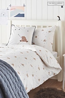 The White Company White Sleepy Bear Bed Linen Set