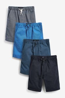 Blue 4 Pack Pull-On Shorts (3-16yrs) (A52050) | £25 - £45