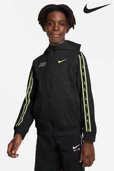Nike Black/Lime Repeat Full Zip Hoodie (A52226) | £55