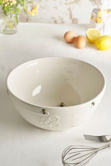 Cream Bee Embossed Mixing bowl Mixing Bowl