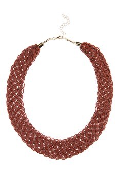 Plaited Bead Necklace