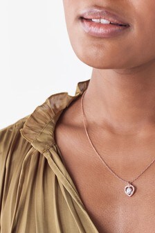 Sparkle Heart Pendant Necklace