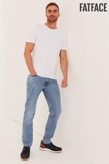 FatFace Blue Straight Light Wash Jeans