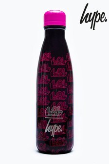 Hype. L.O.L. Logo Black Metal Bottle