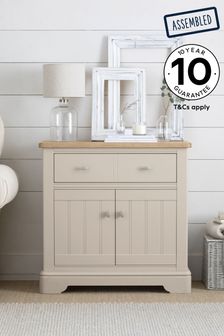 Hampton Painted Oak Small Sideboard with Drawer