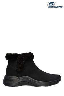 Skechers Black On The Go Midtown So Plush Ankle Boots