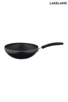 Lakeland Pewter Grey Classic 26cm Aluminium Stir Fry Pan