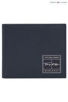 Tommy Hilfiger Blue Th Signature Bifold Wallet