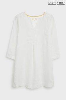 White Stuff Remi Natural Linen Tunic