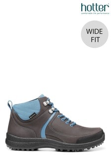 Hotter Grey Alpine GTX Wide Fit Lace-Up Shoes