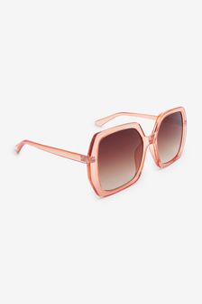 Ombre Oversized Square Sunglasses