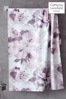 Catherine Lansfield Pink Dramatic Floral Towels