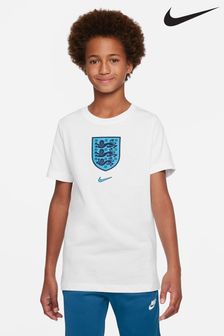 Nike White England Crest T-Shirt (A59144) | £20