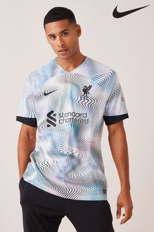 Nike White Blank Liverpool FC 22/23 Stadium Away Shirt (A59163) | £75