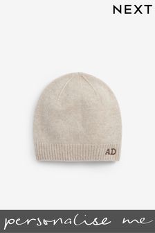 Personalised Initials Cashmere Hat