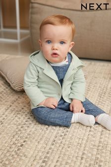 Mint Green Lightweight Jersey Baby Jacket (0mths-3yrs) (A60869) | £10 - £12