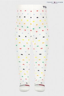 Tommy Hilfiger Baby White Dot Tights