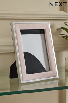 Blush Pink Velvet Photo Frame