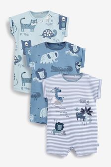 Baby 3 Pack Rompers (0mths-3yrs)
