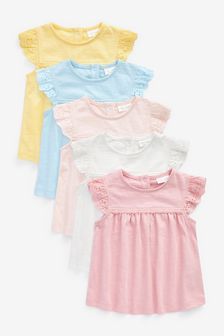 Baby 5 Pack Short Sleeved T-Shirts