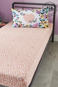 Bedlam Pink Be Wild Fitted Fitted Sheet