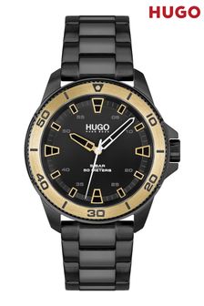 HUGO Black Streetdiver Watch