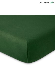 Lacoste Soft Green Fitted Sheet