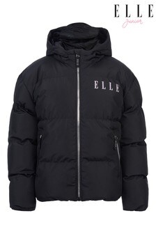 ELLE Black Puffer Coat