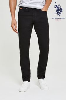 U.S. Polo Assn. Black 5 Pocket Denim Slim Fit Jeans