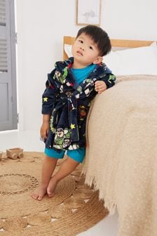 Navy Toy Story Soft Touch Fleece Dressing Gown (9mths-8yrs) (A68553) | £17 - £23