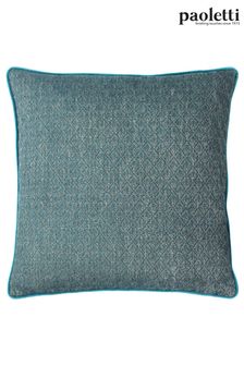 Riva Paoletti Teal Blue Blenheim Geometric Polyester Filled Cushion