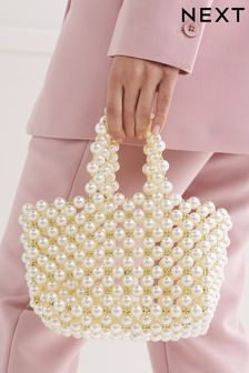 Pearl Effect Mini Hand Held Bag