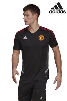adidas Black Manchester United Condivo 22 Training Adult Jersey T-Shirt (A70134) | £30