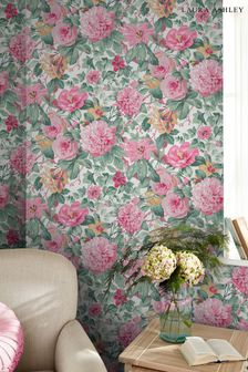 Pink Floral Wallpaper | Pink & Grey Floral Wallpaper | Next