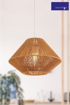 Searchlight Natural Steine Paper String Woven Shade