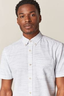 Short Sleeve Textured Shirt