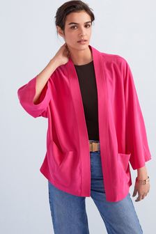 Soft Twill Kimono Jacket