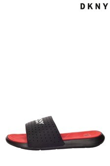 DKNY Red Luxe Sliders