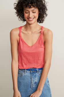 Knot Sleeve Cami Vest Top