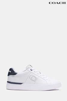 Coach White Lowline Leather Trainers